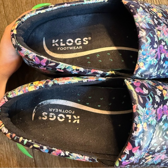 Klogs floral nursing clogs - Picture 3 of 9